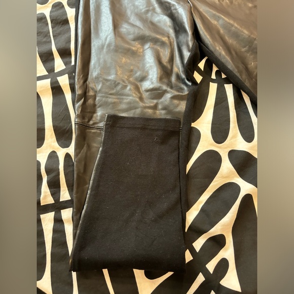 Gap Faux leather front leggings Black size M - Picture 2 of 5